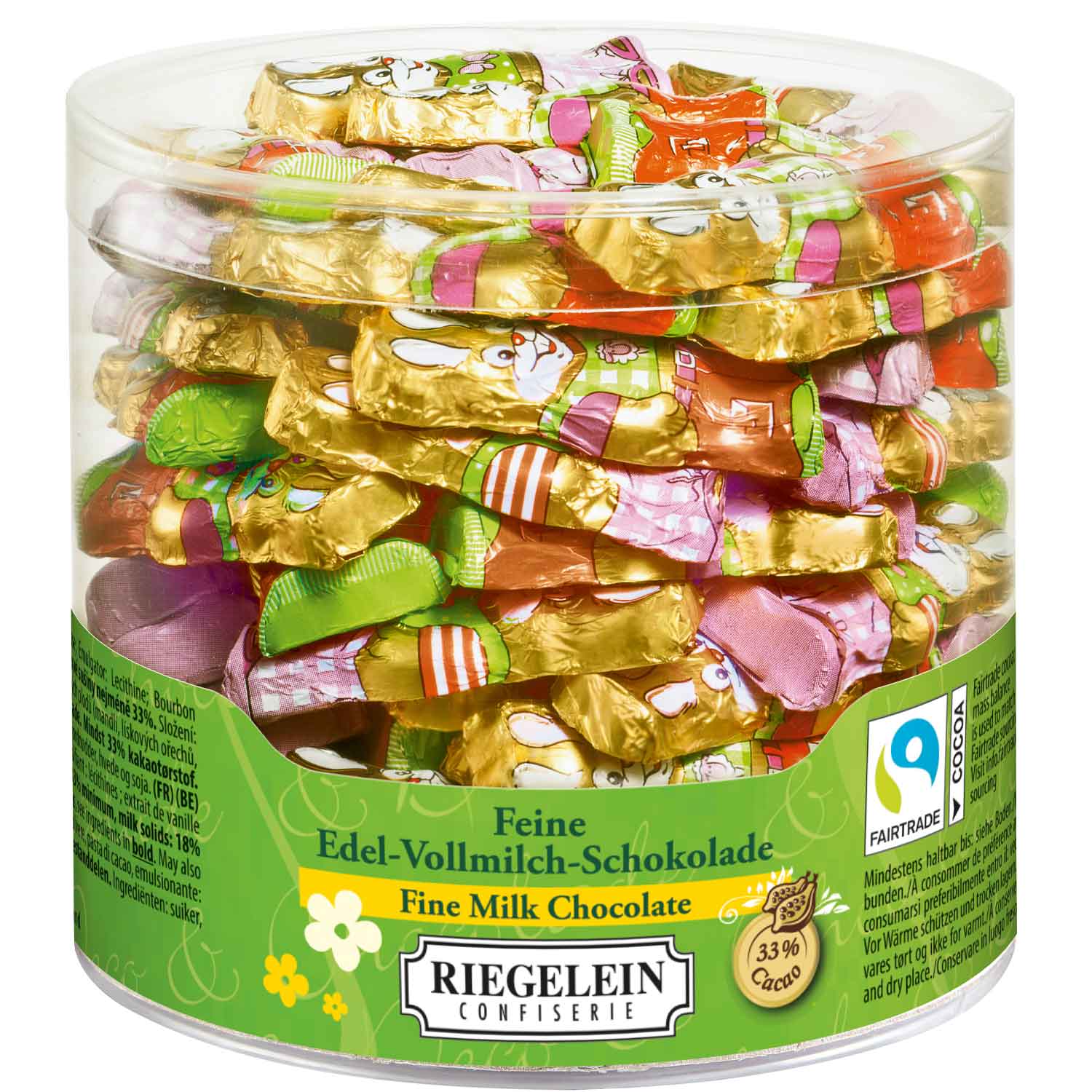 Riegelein Massiv-Osterhasen klein 63er