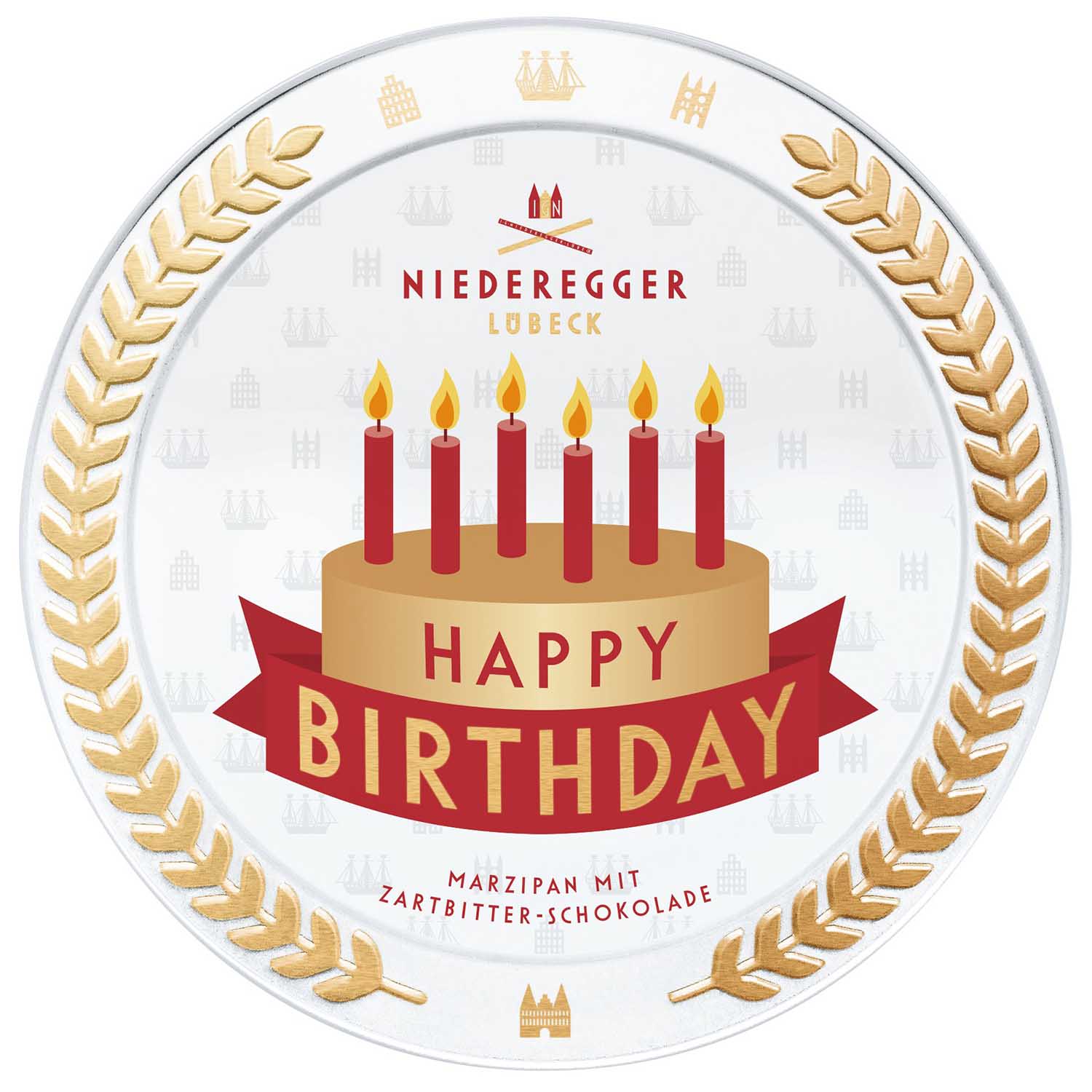 Niederegger Marzipan Taler 'Happy Birthday' 185g