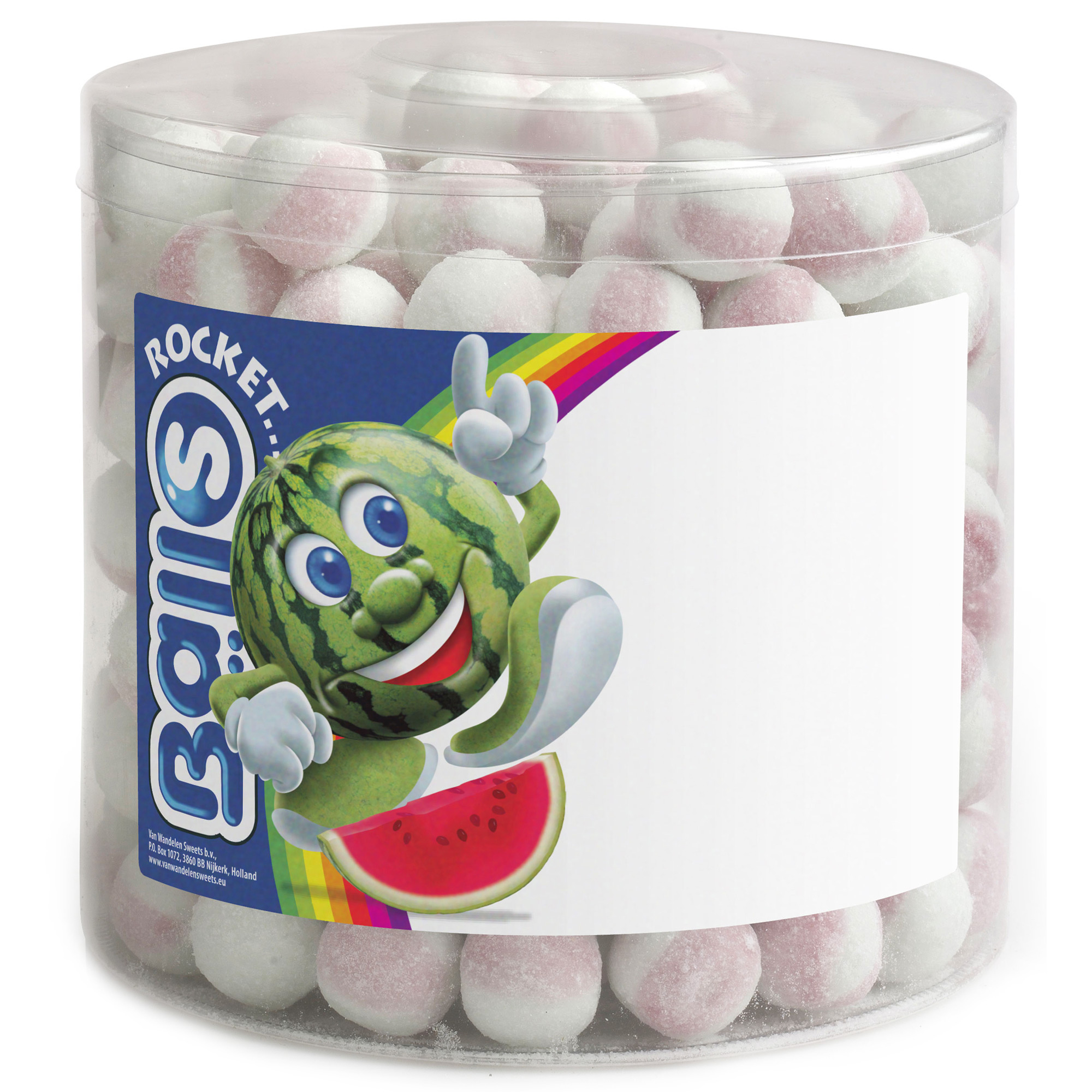 Rocket Balls Brausebälle Wassermelone sauer 200er