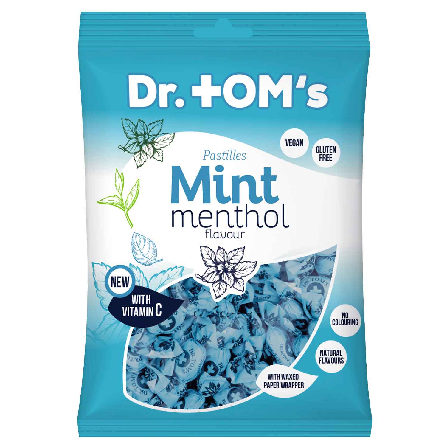 Dr. Tom's Pastilles Mint Menthol 150g