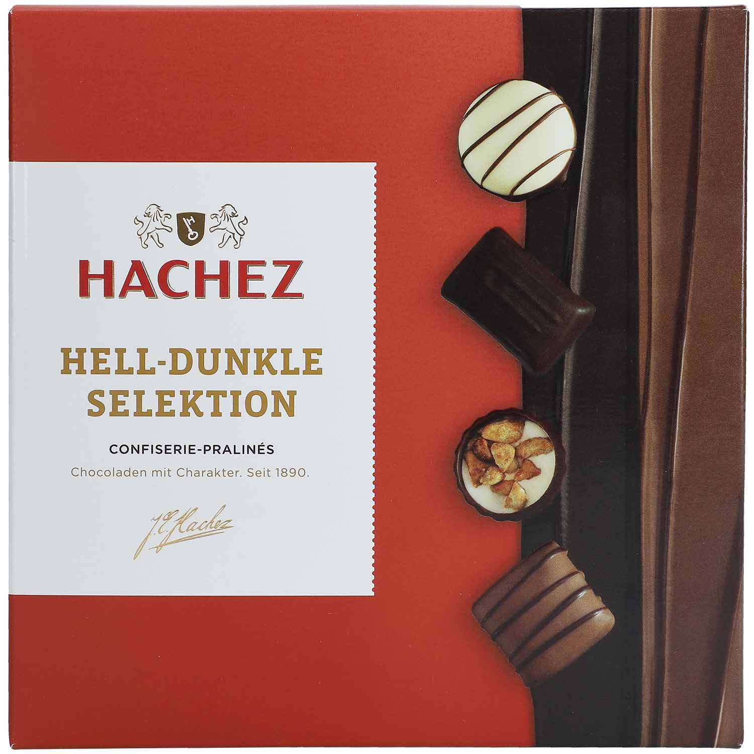 Hachez Hell-Dunkle Selektion 125g
