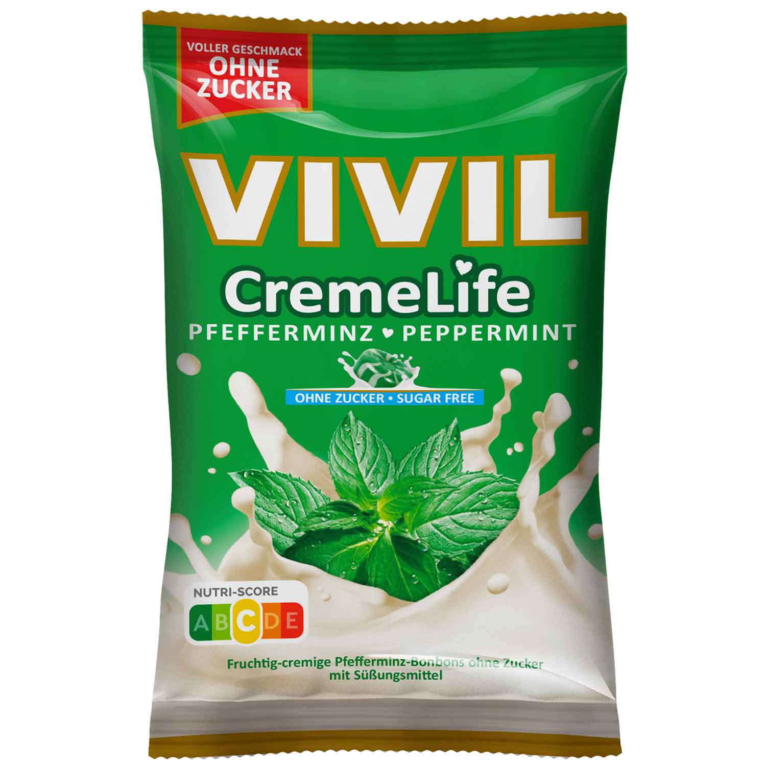 Vivil CremeLife Pfefferminz ohne Zucker 110g