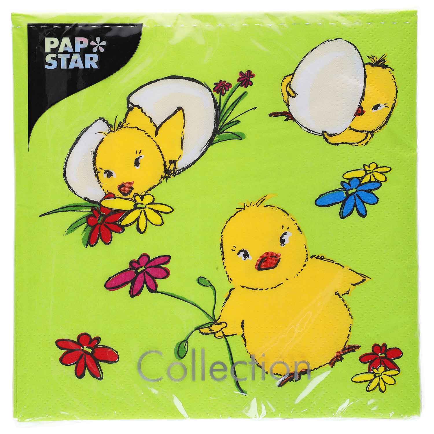 Papstar Servietten Sweet Hatchlings 20er