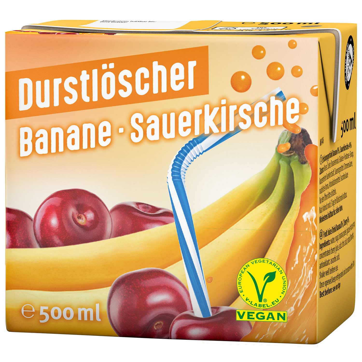 Durstlöscher Banane-Sauerkirsche 500ml