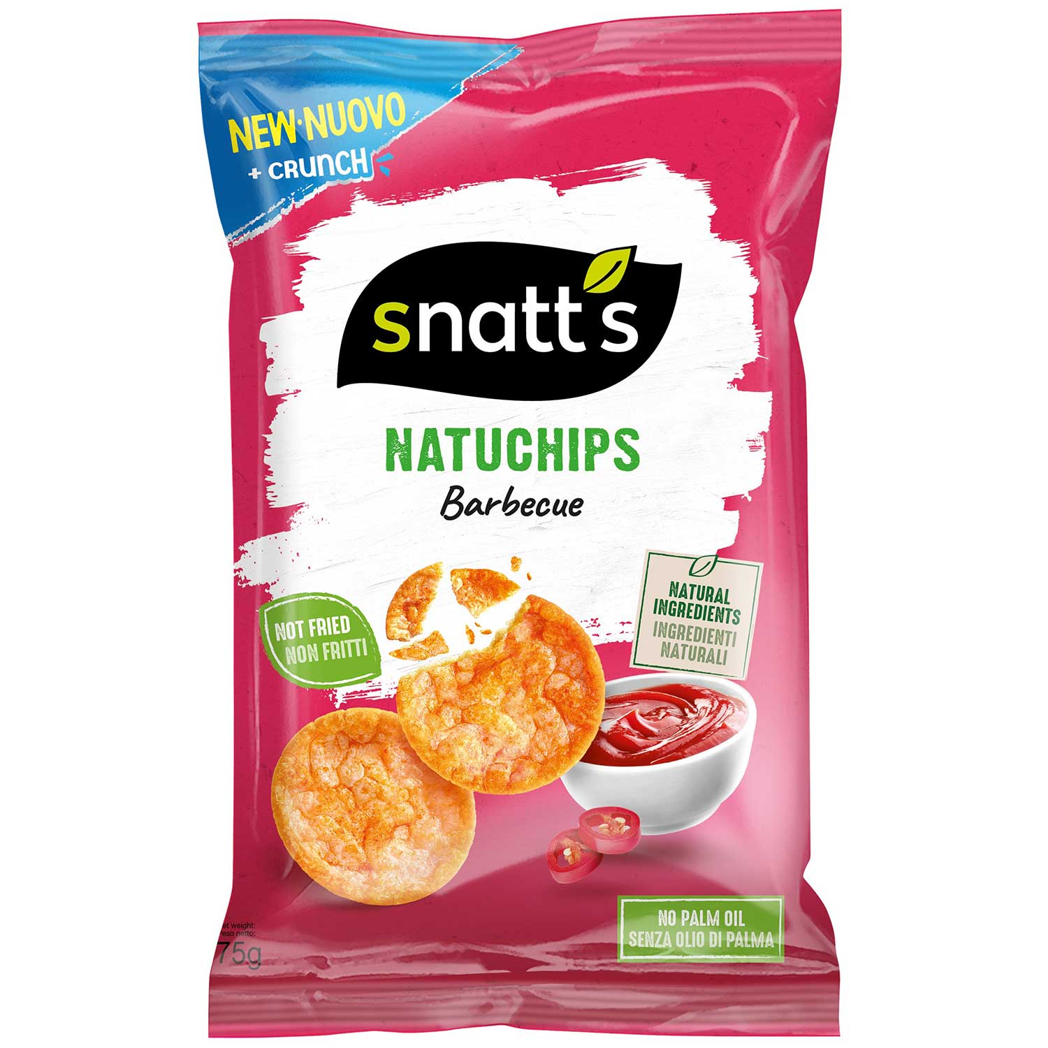 Snatt's Natuchips Barbecue 75g