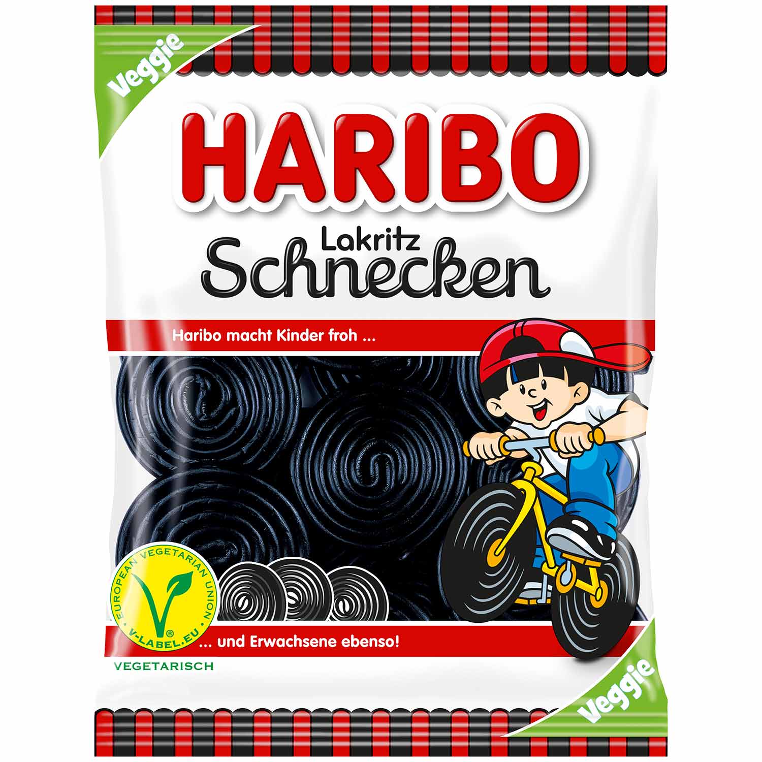 Haribo Lakritz Schnecken veggie 175g