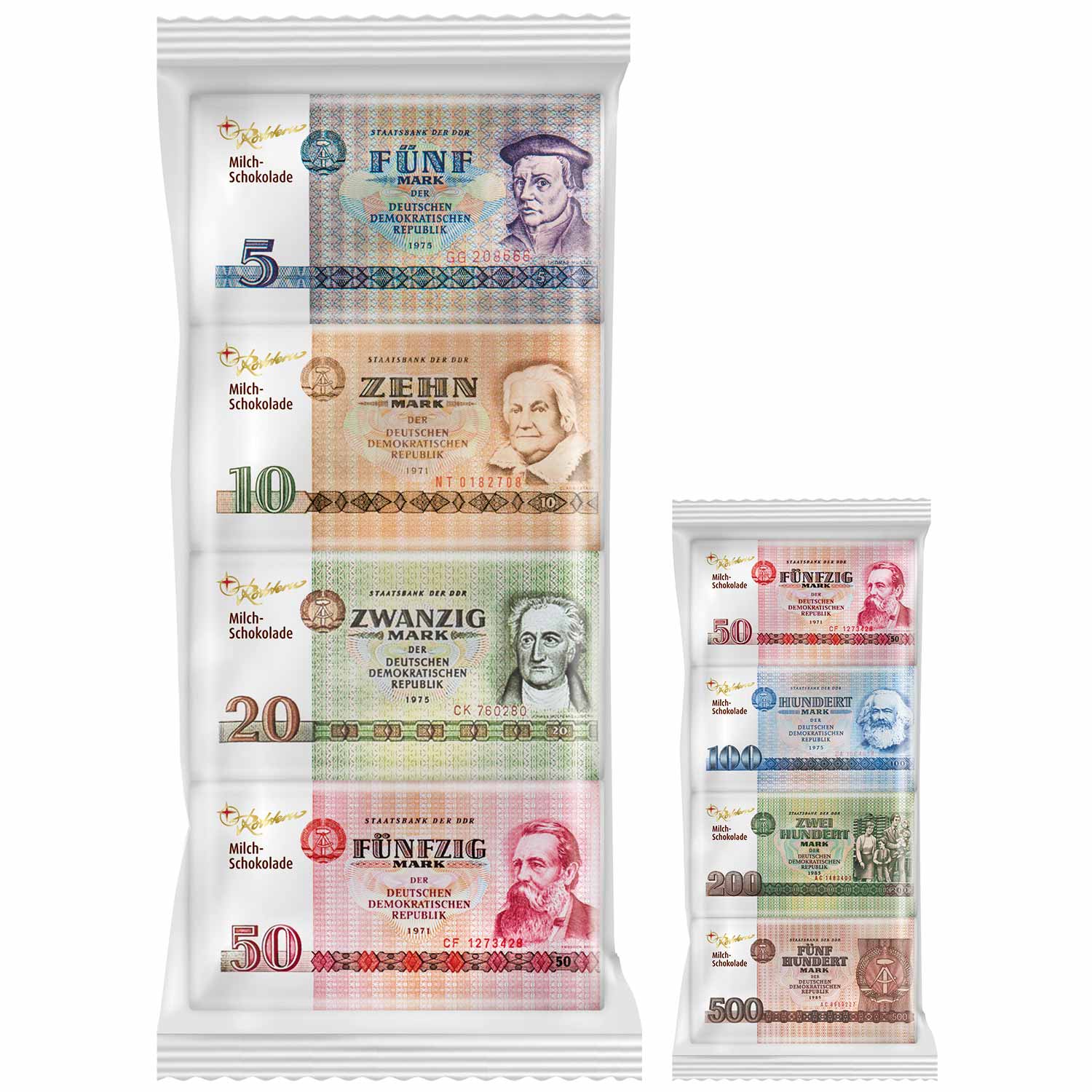 Rotstern DDR Geld Vollmilch 4x15g