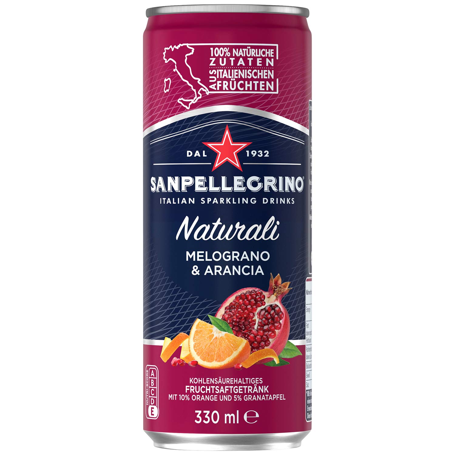 Sanpellegrino Naturali Melograno & Arancia 330ml