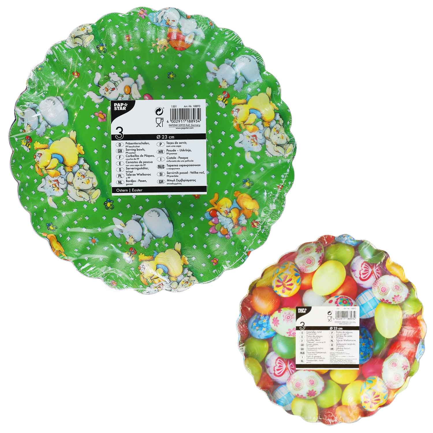 Papstar Präsentierschalen Ostern 3er