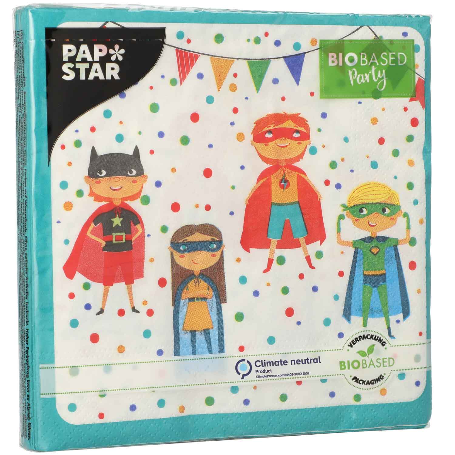 Papstar Servietten Superhero 20er