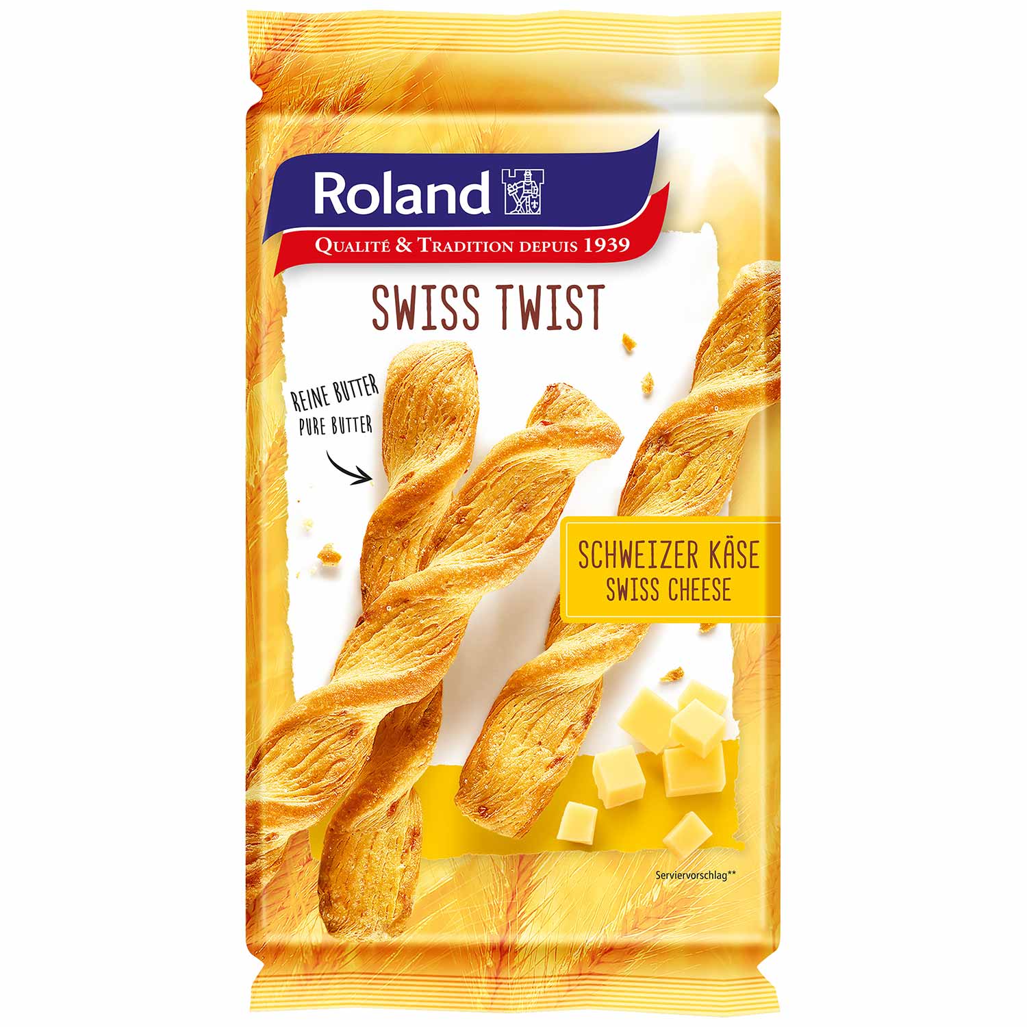 Roland Swiss Twist Schweizer Käse 100g