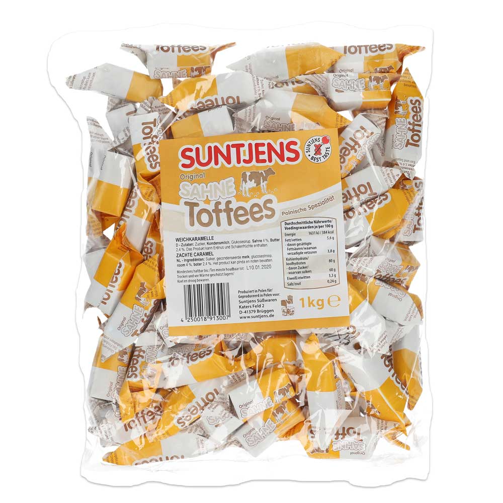 Suntjens Sahne Toffees 1kg