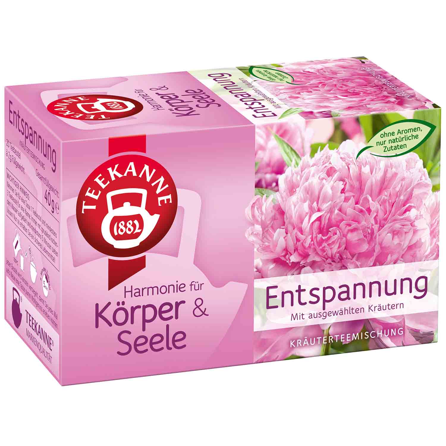 Teekanne Harmonie für Körper & Seele Entspannung 20er