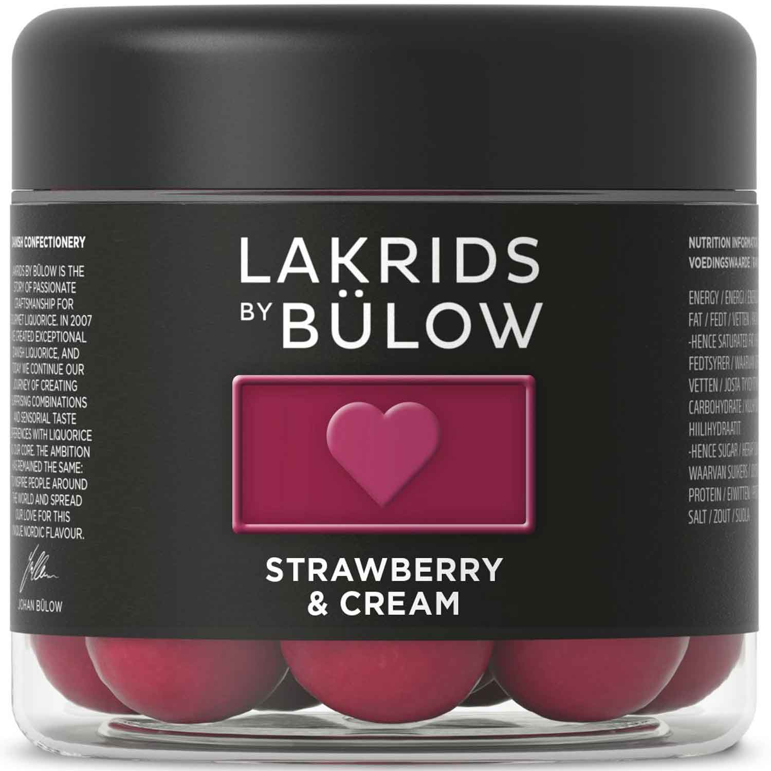 Lakrids by Bülow Love Strawberry & Cream 125g
