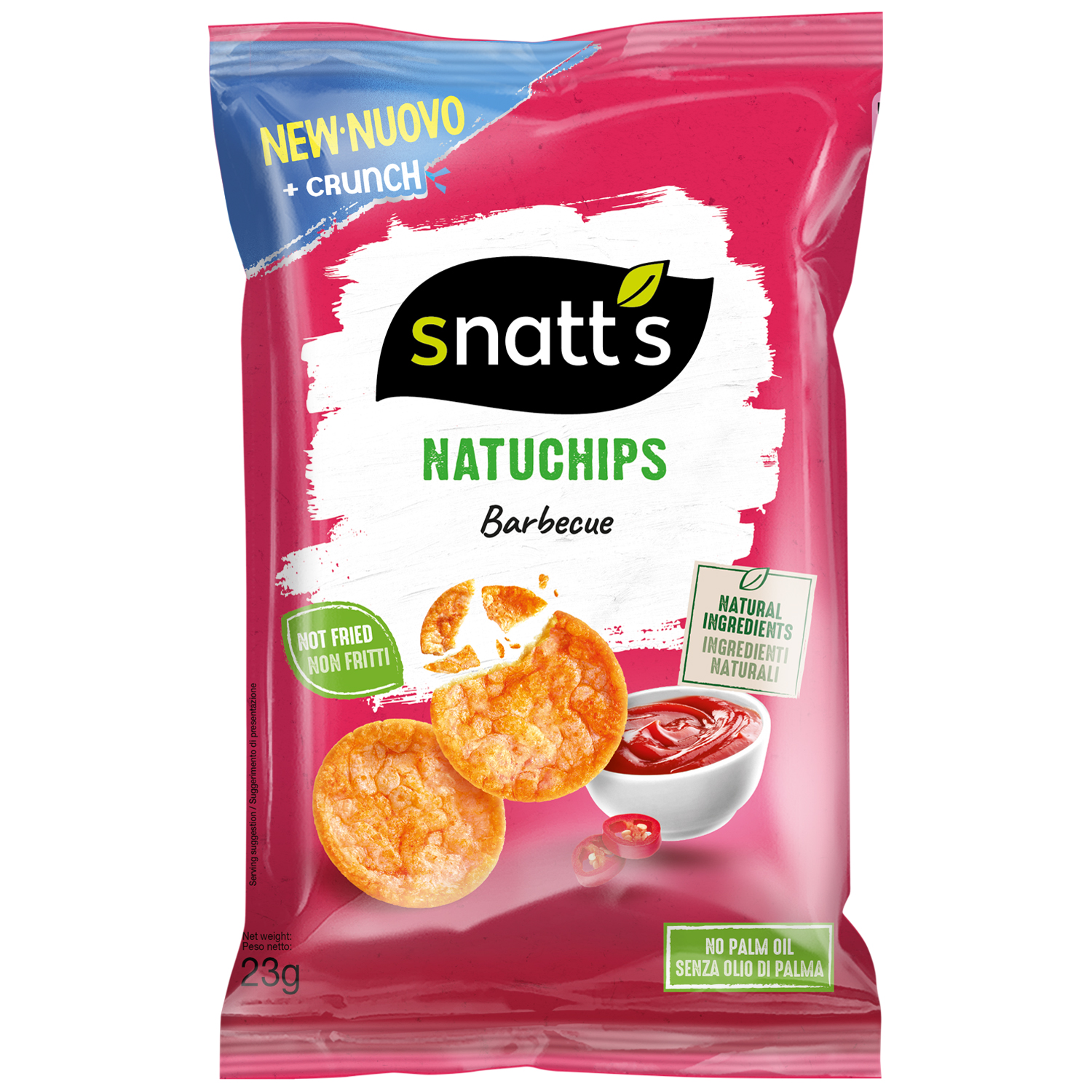 Snatt's Natuchips Barbecue 28x23g
