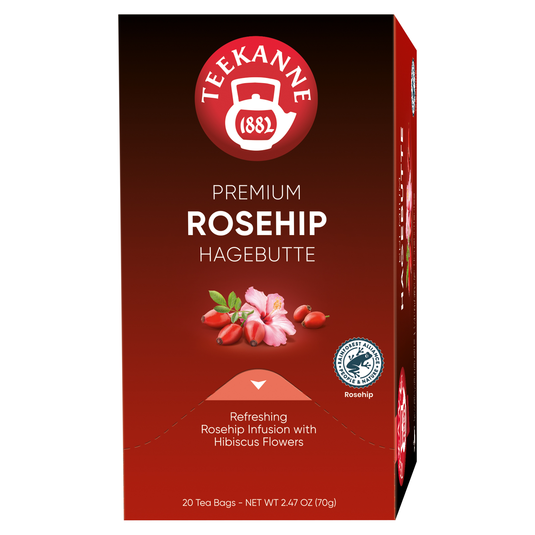 Teekanne Premium Hagebutte 20er