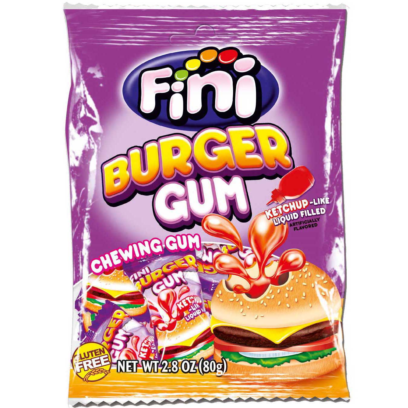 Fini Burger Gum 80g