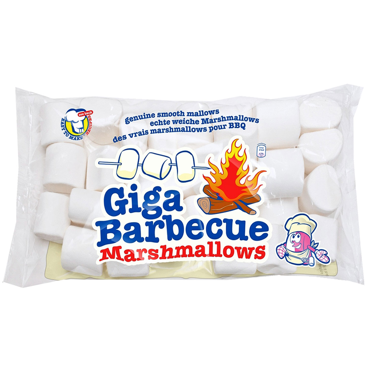 Mr. Mallo Giga Barbecue Marshmallows 750g