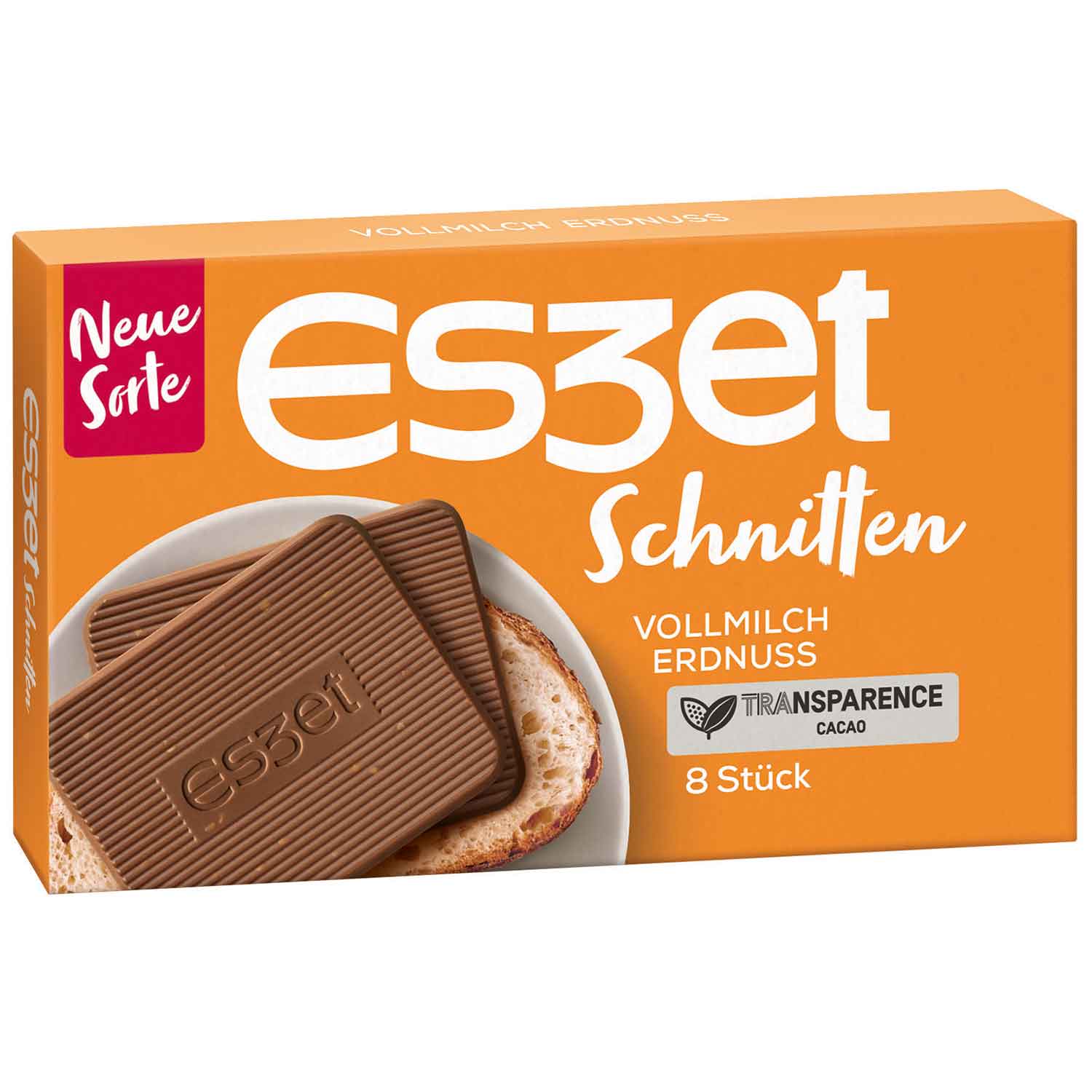 Eszet Schnitten Vollmilch Erdnuss 8er