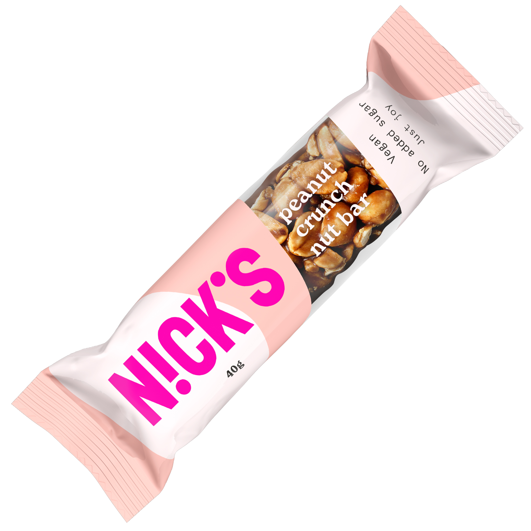 N!CK'S Peanut Crunch Nut Bar 40g