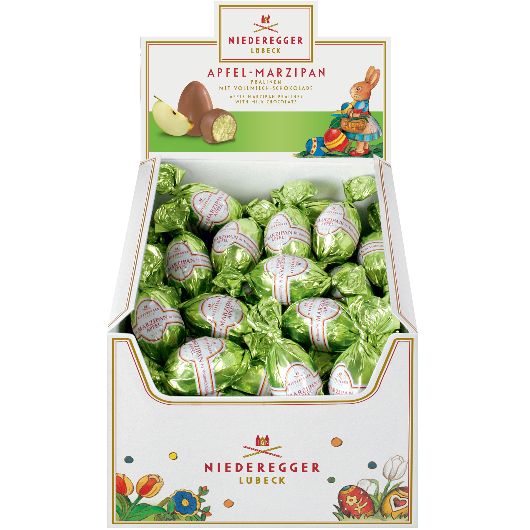 Niederegger Apfel-Marzipan-Eier 75x17g