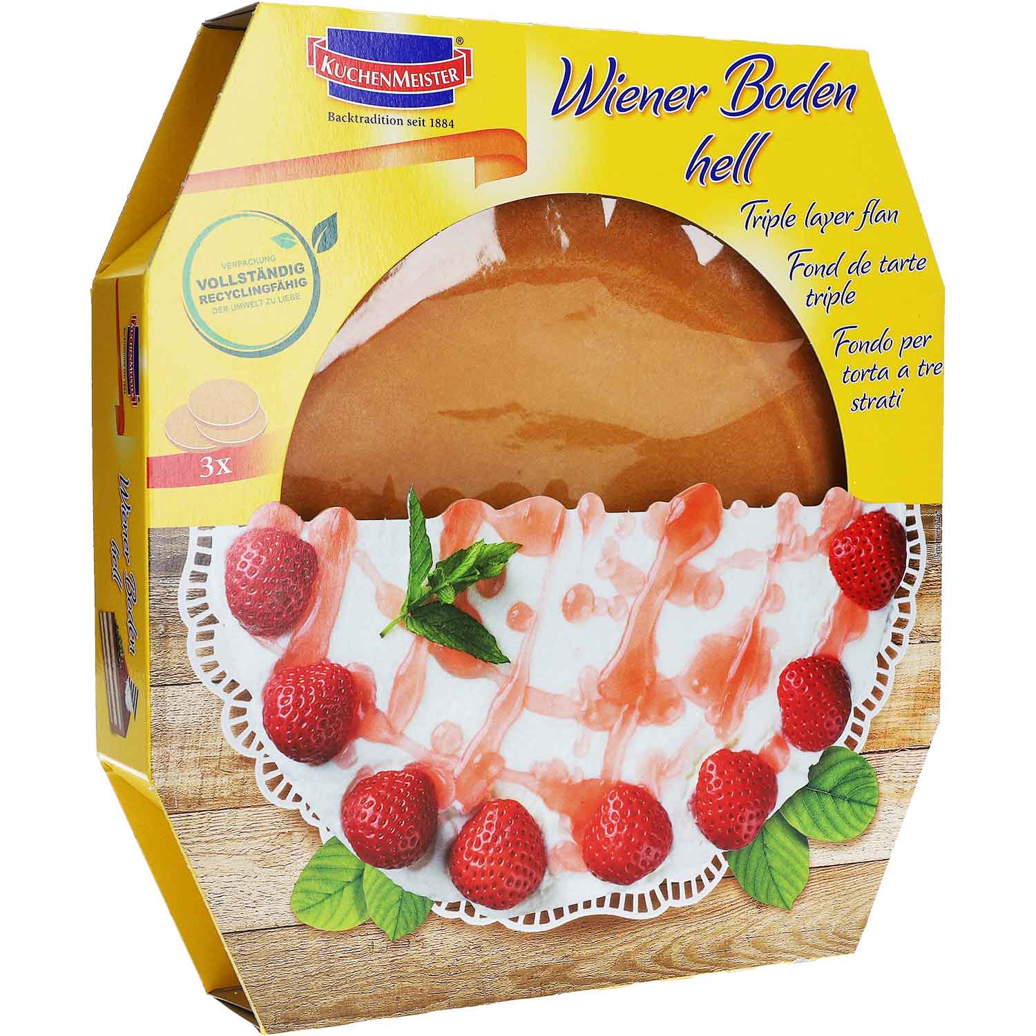 KuchenMeister Wiener Boden hell 400g