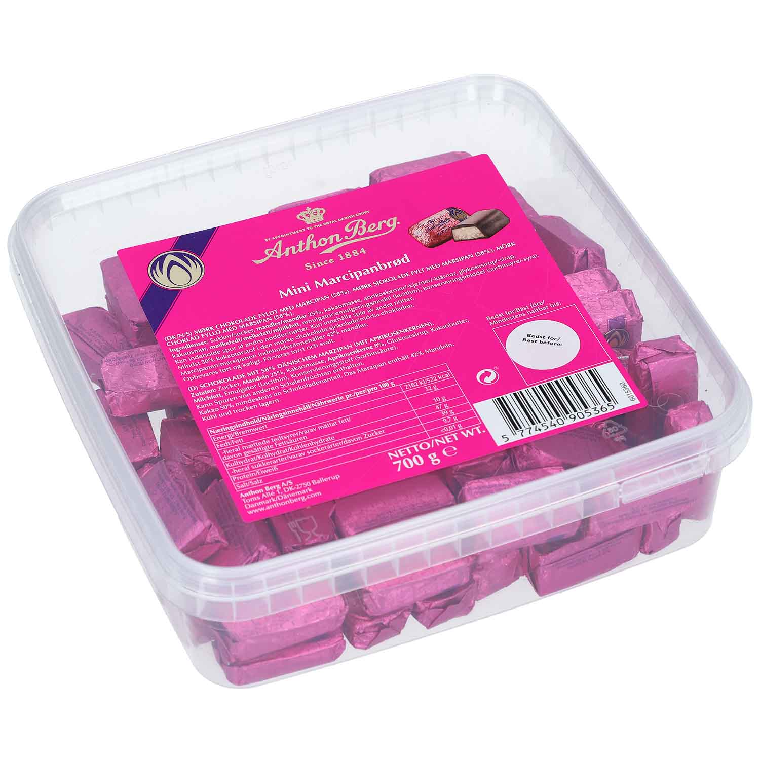 Anthon Berg Mini Marcipanbrød 700g