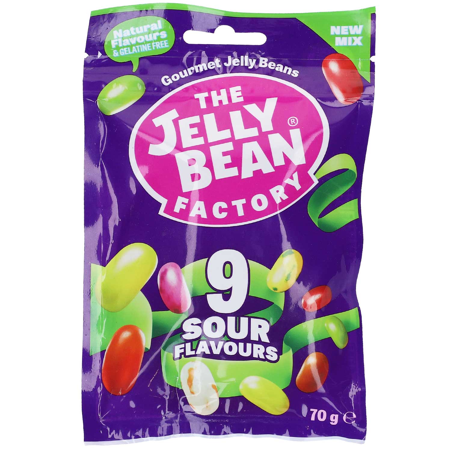 The Jelly Bean Factory 9 Sour Flavours 70g