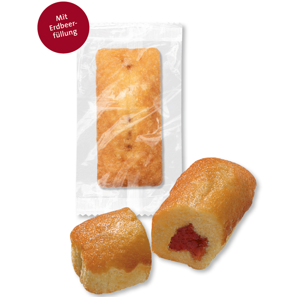 Wilhelm Gruyters Gefüllte Mini-Kuchen Erdbeere 120er