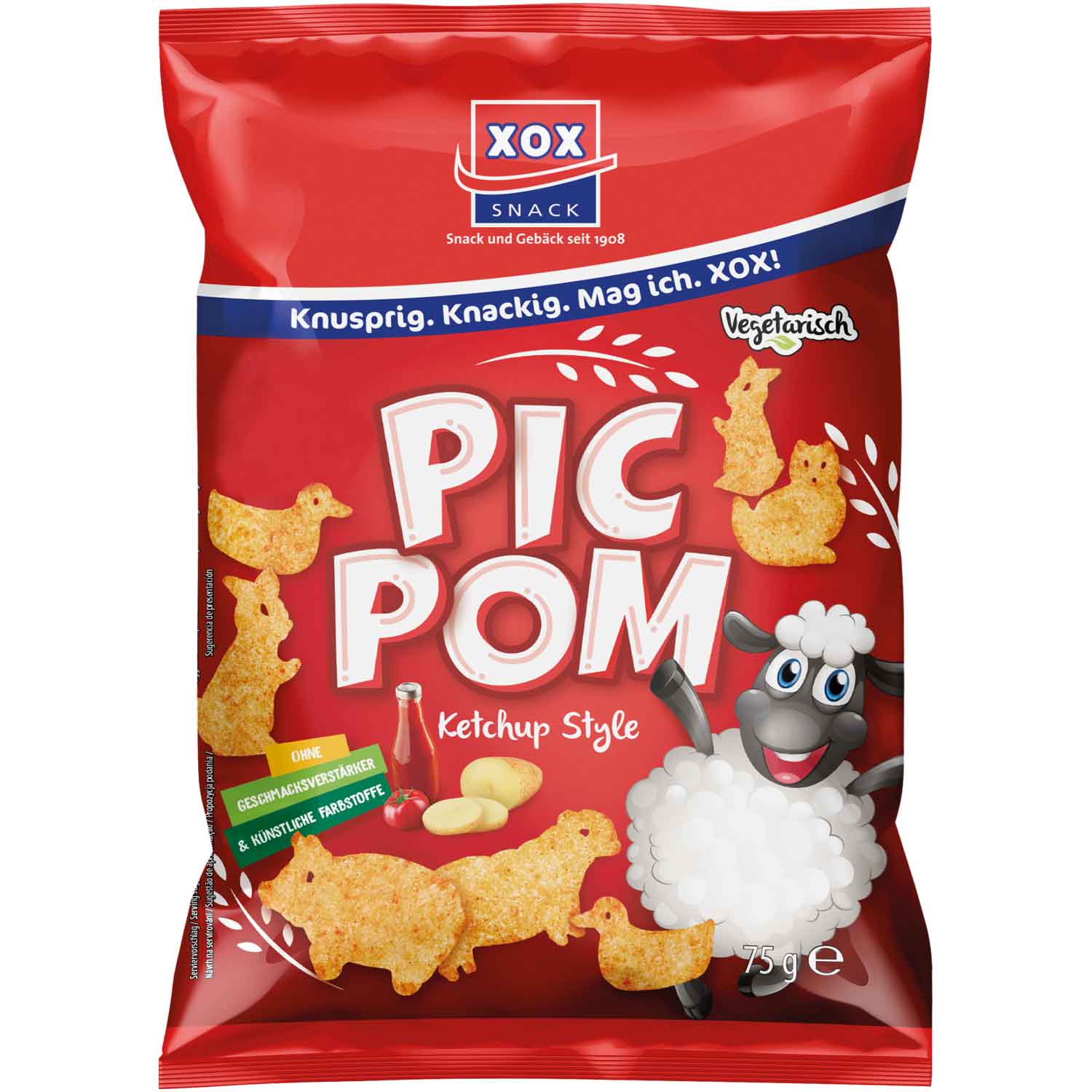 XOX Pic Pom Ketchup Style 75g