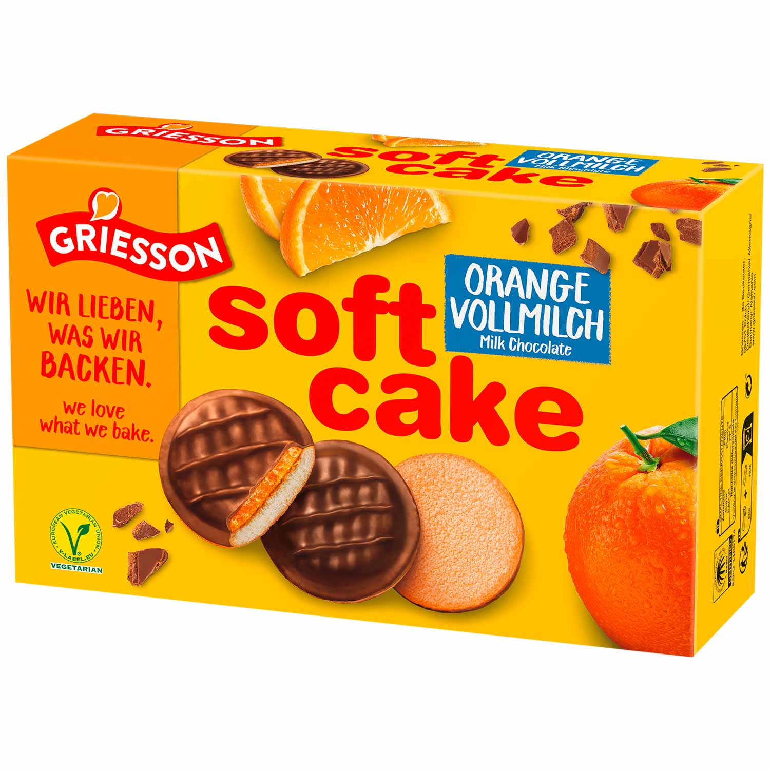 Griesson Soft Cake Orange Vollmilch 2x150g
