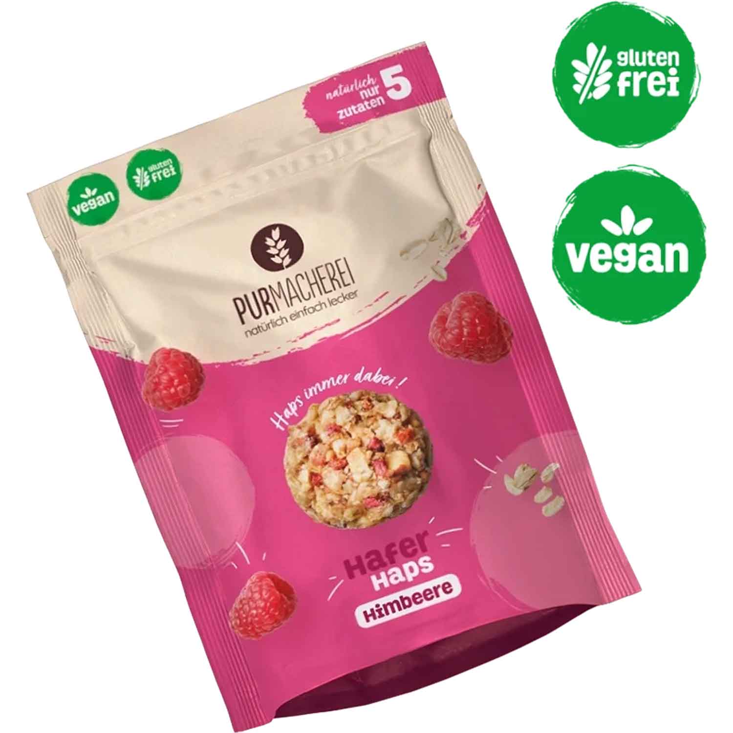 Purmacherei Haferhaps Himbeere 50g