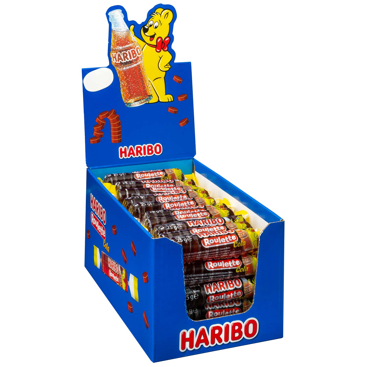 Haribo Roulette Cola 50x25g