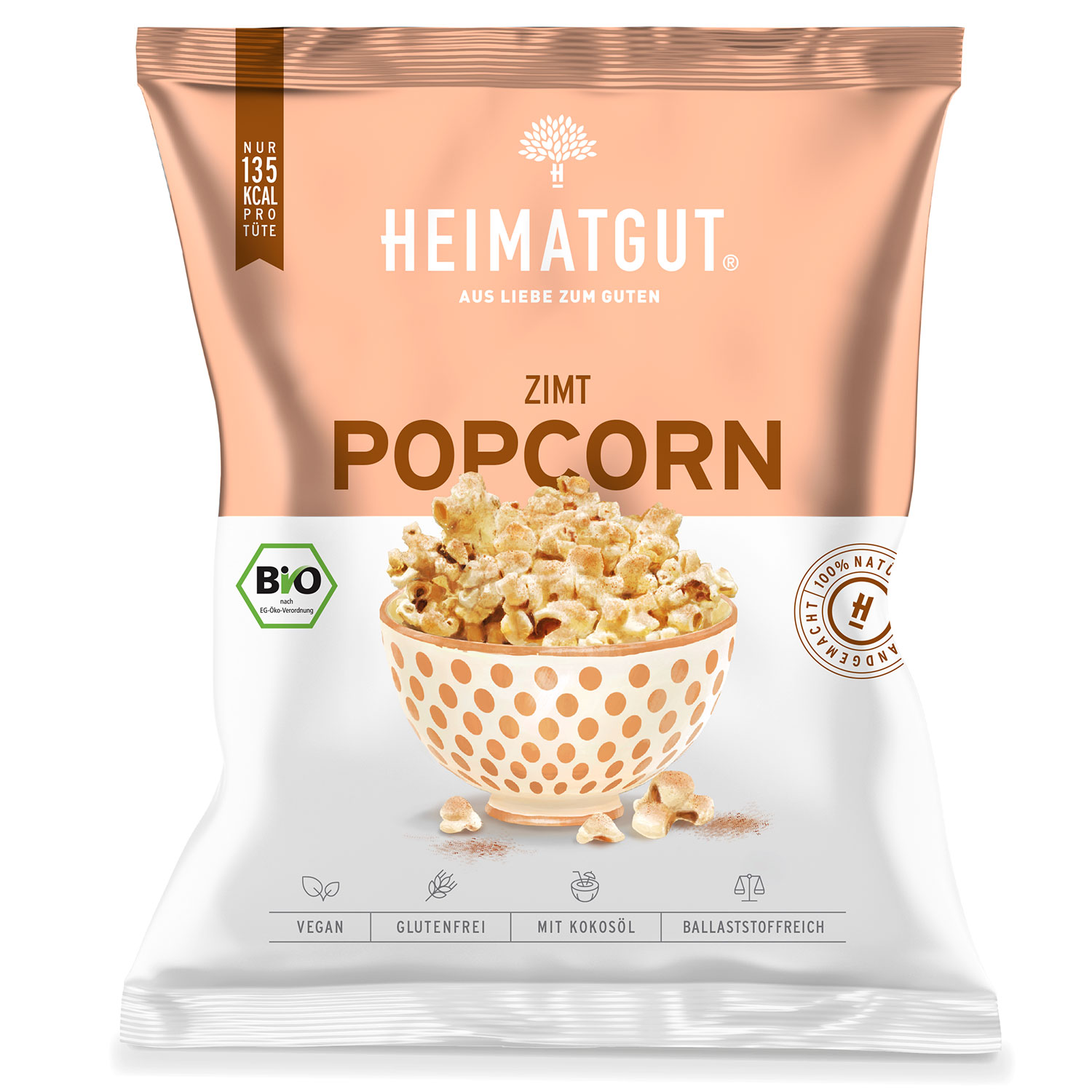 Heimatgut Bio Popcorn Zimt 30g