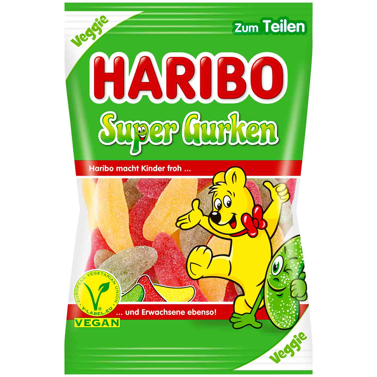 Haribo Super Gurken veggie 175g