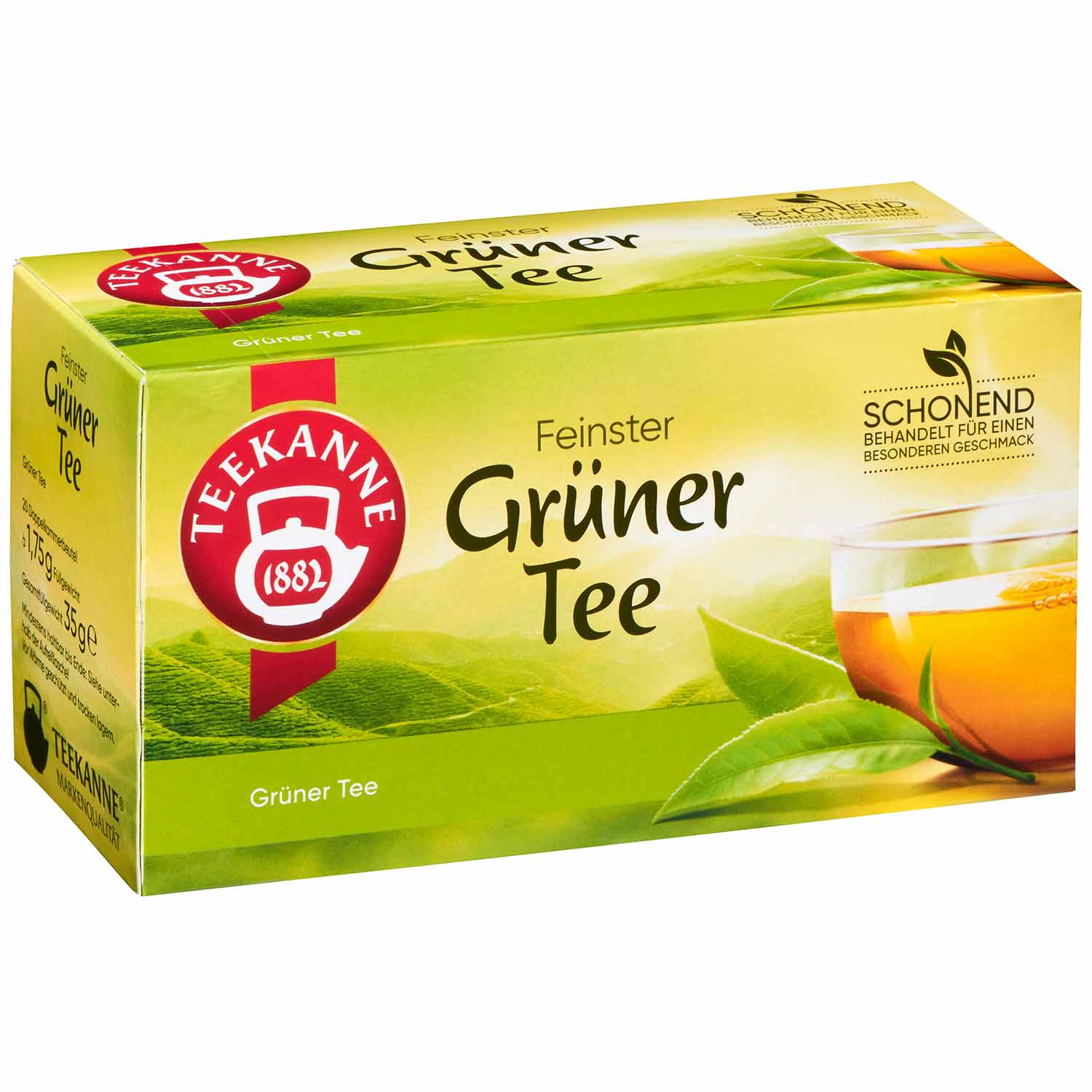 Teekanne Grüner Tee 20er