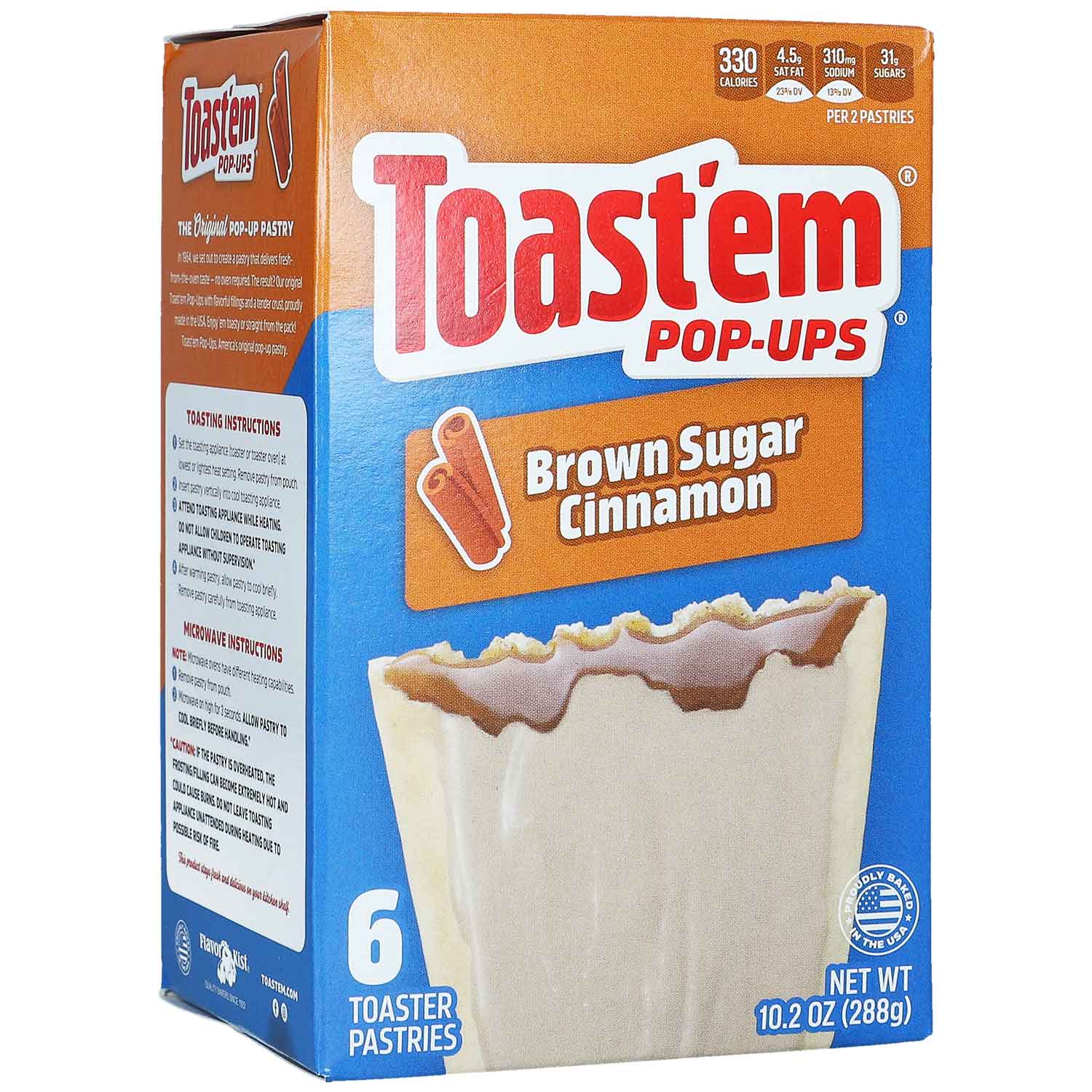 Toast'em Pop-Ups Brown Sugar Cinnamon 6er
