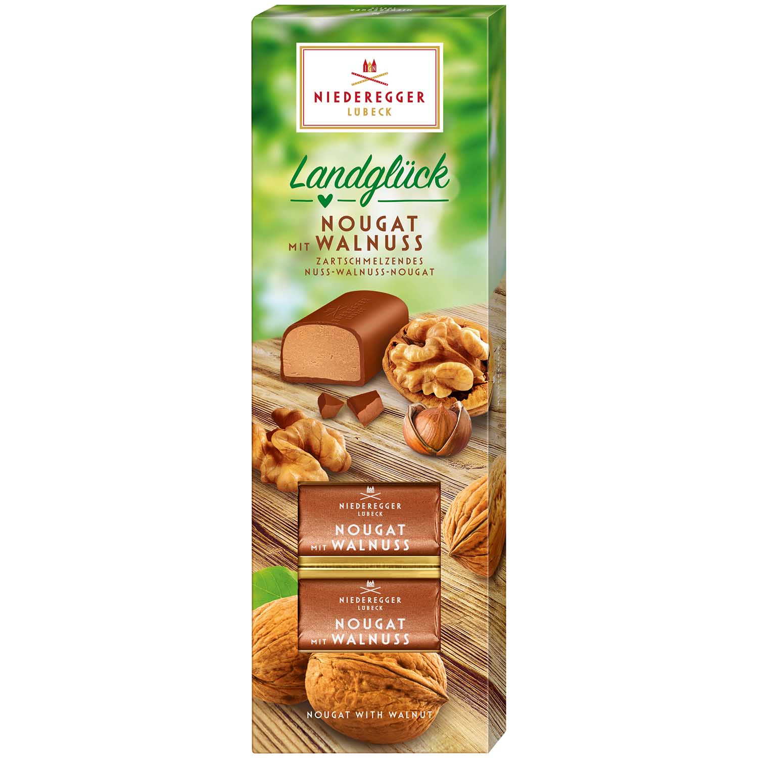 Niederegger Landglück Nougat mit Walnuss 100g