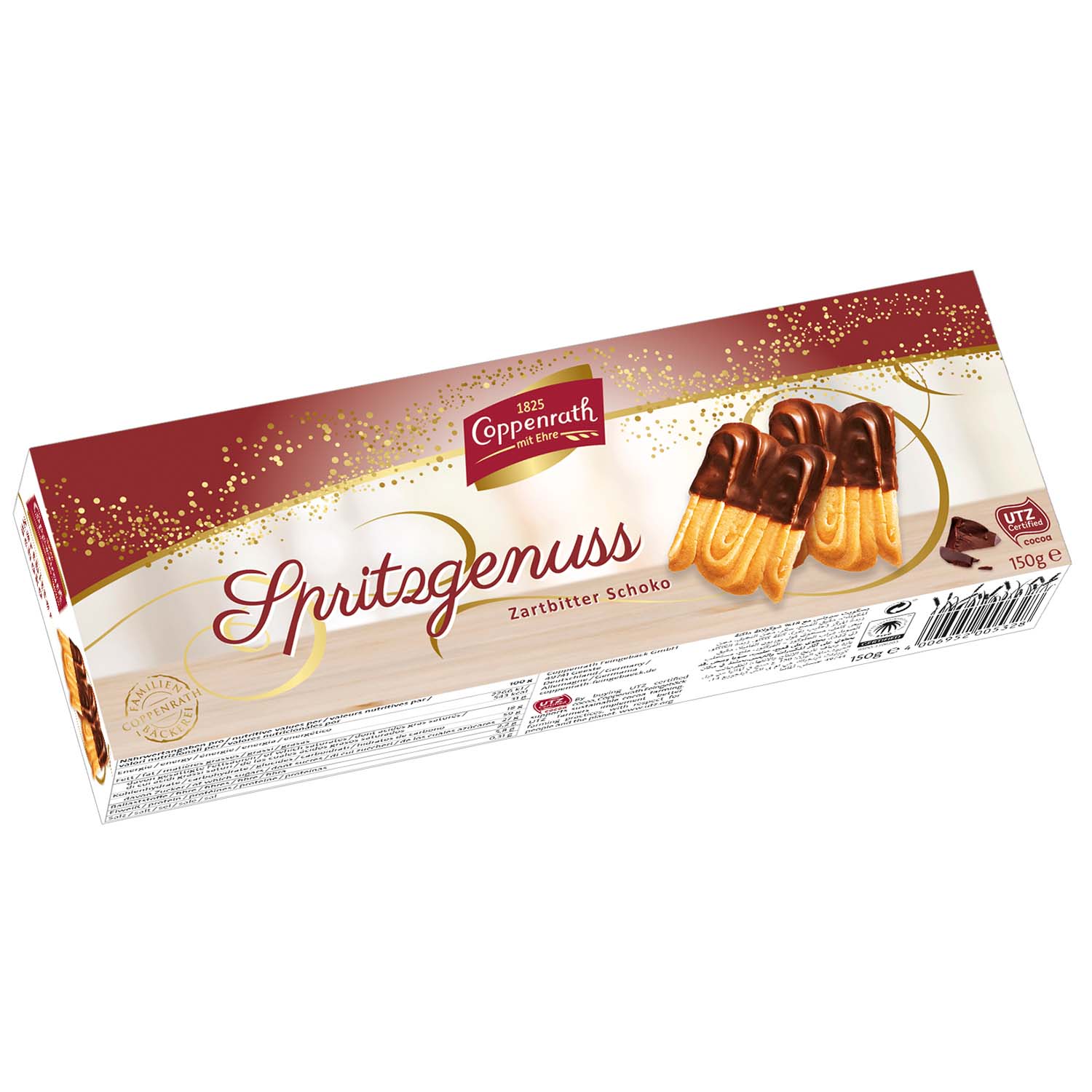 Coppenrath Spritzgenuss Zartbitter Schoko 150g