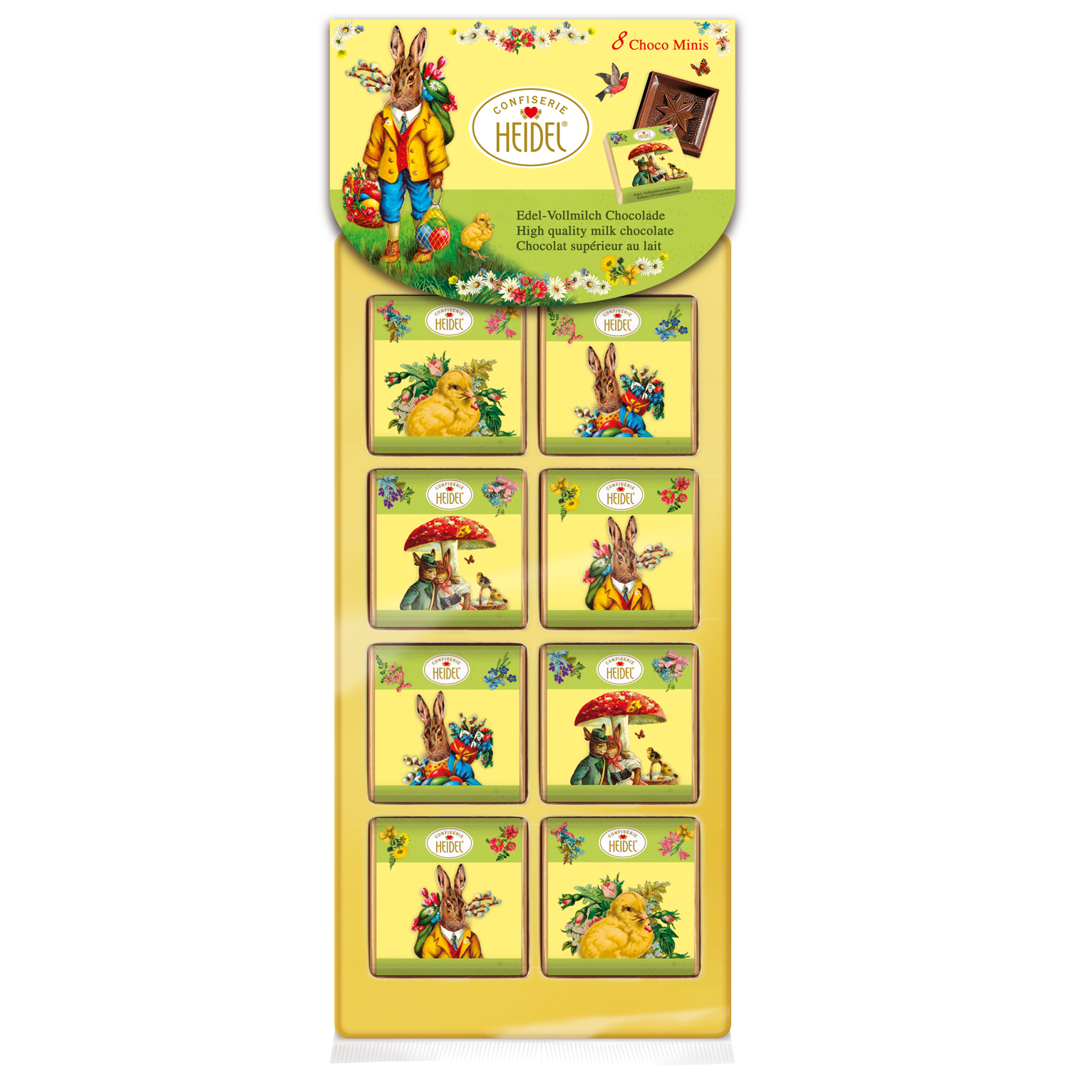 Heidel Oster-Nostalgie Choco-Minis 8er