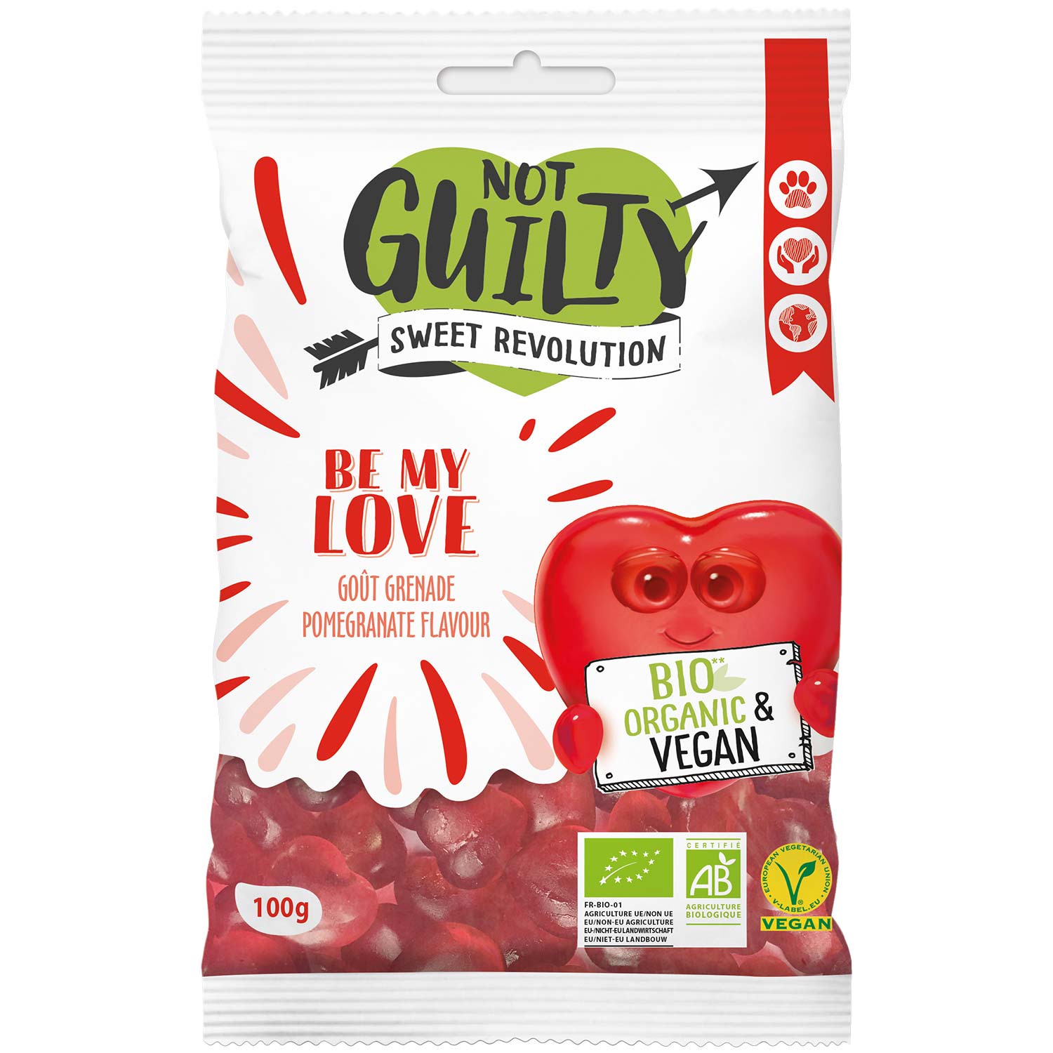 Not Guilty Be My Love Pomegranate Bio 100g