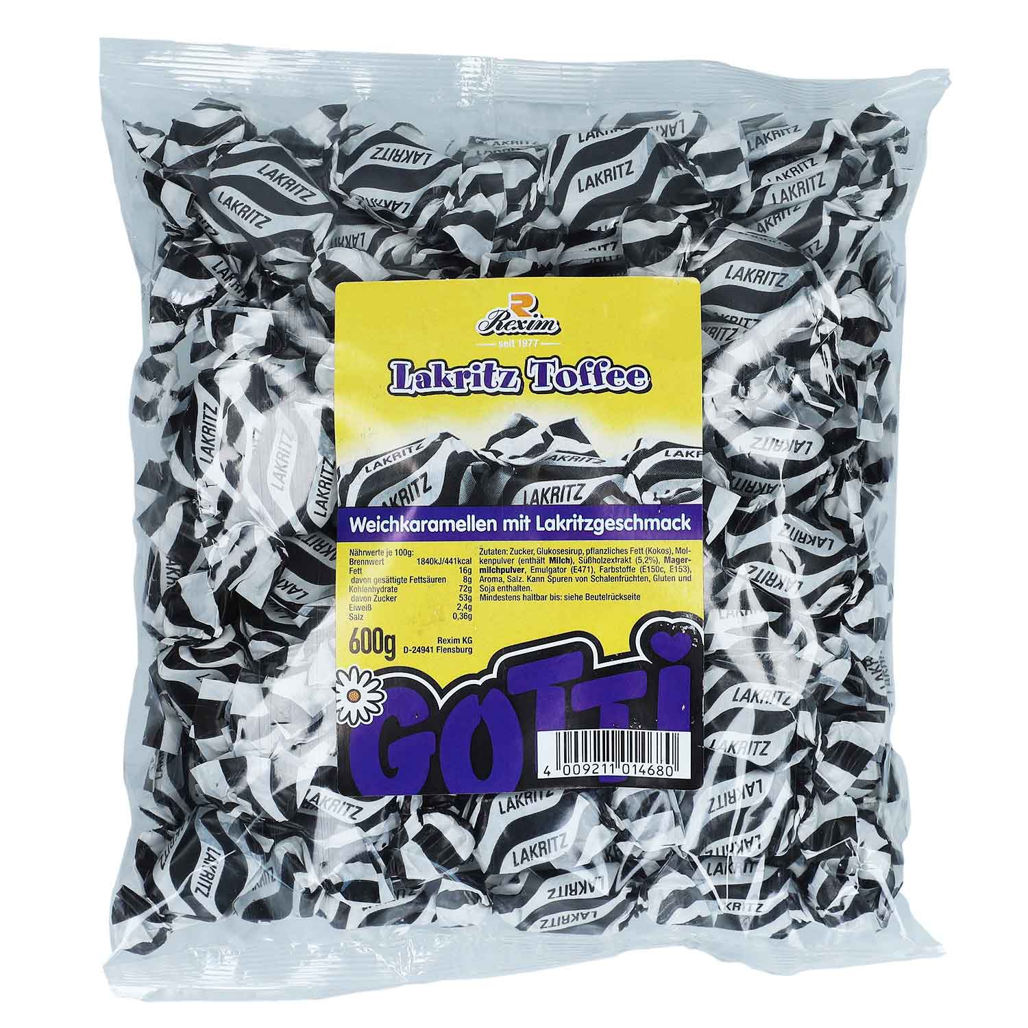 Rexim Lakritz Toffee 600g