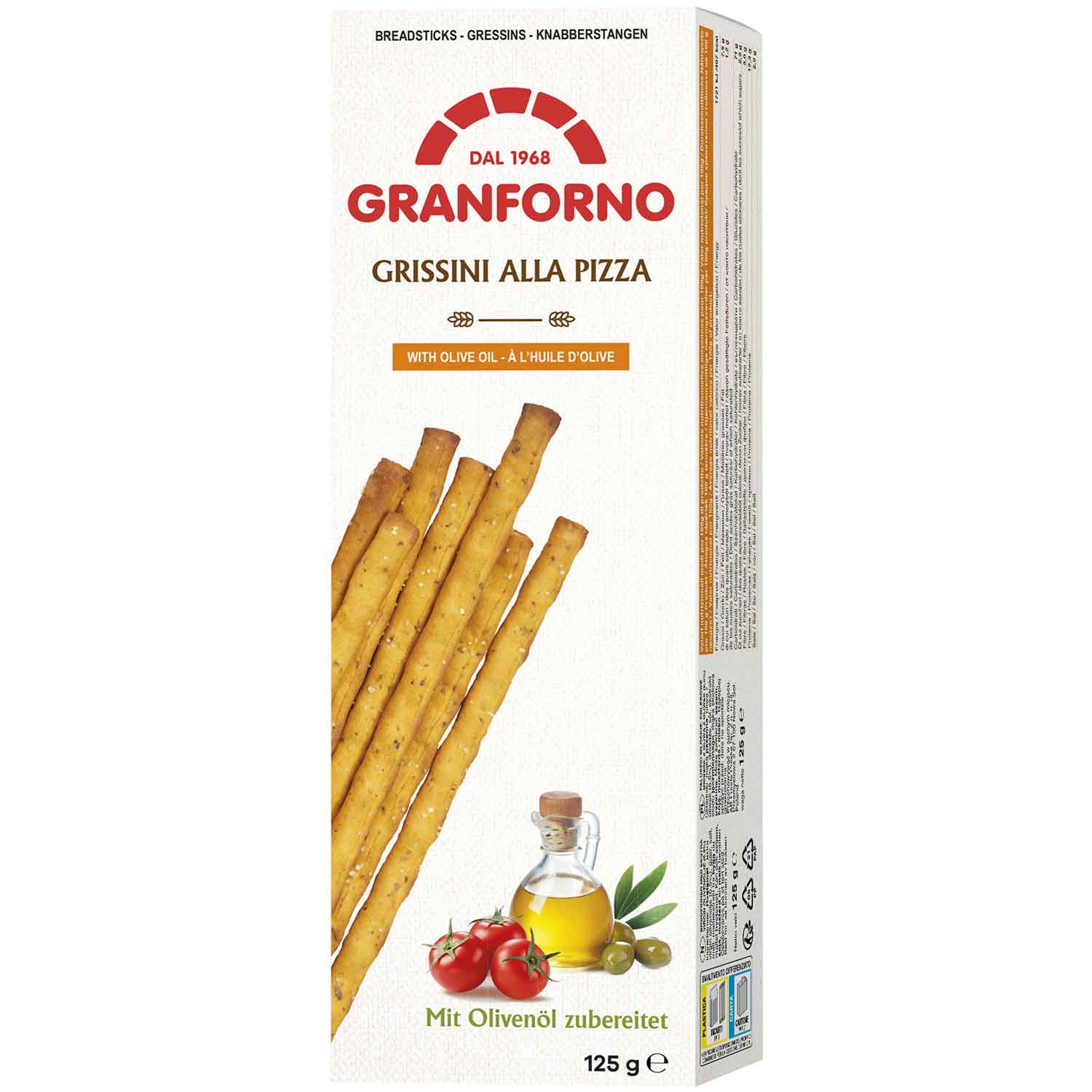 Granforno Grissini Pizza 125g