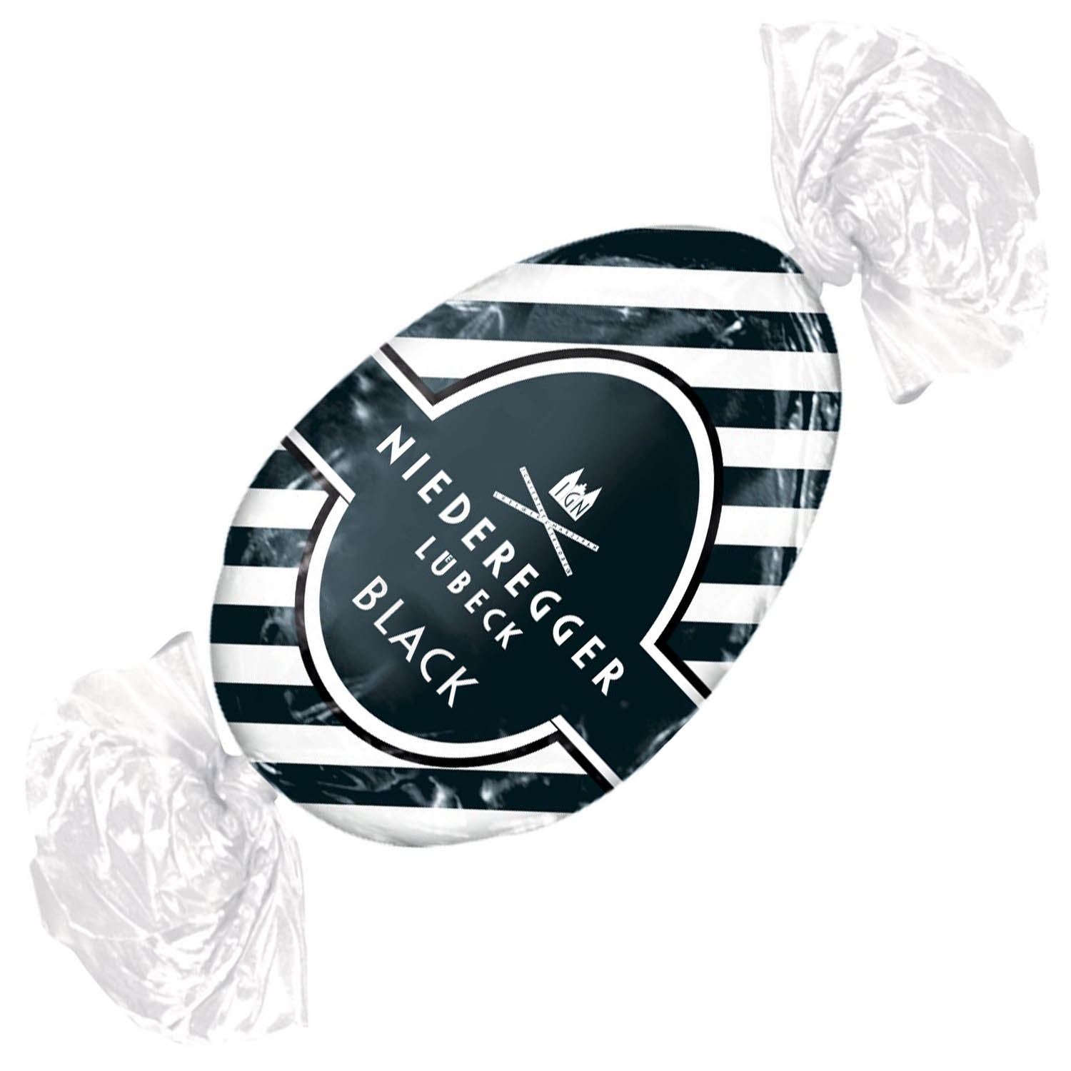 Niederegger Black & White Marzipan-Ei Black 48g