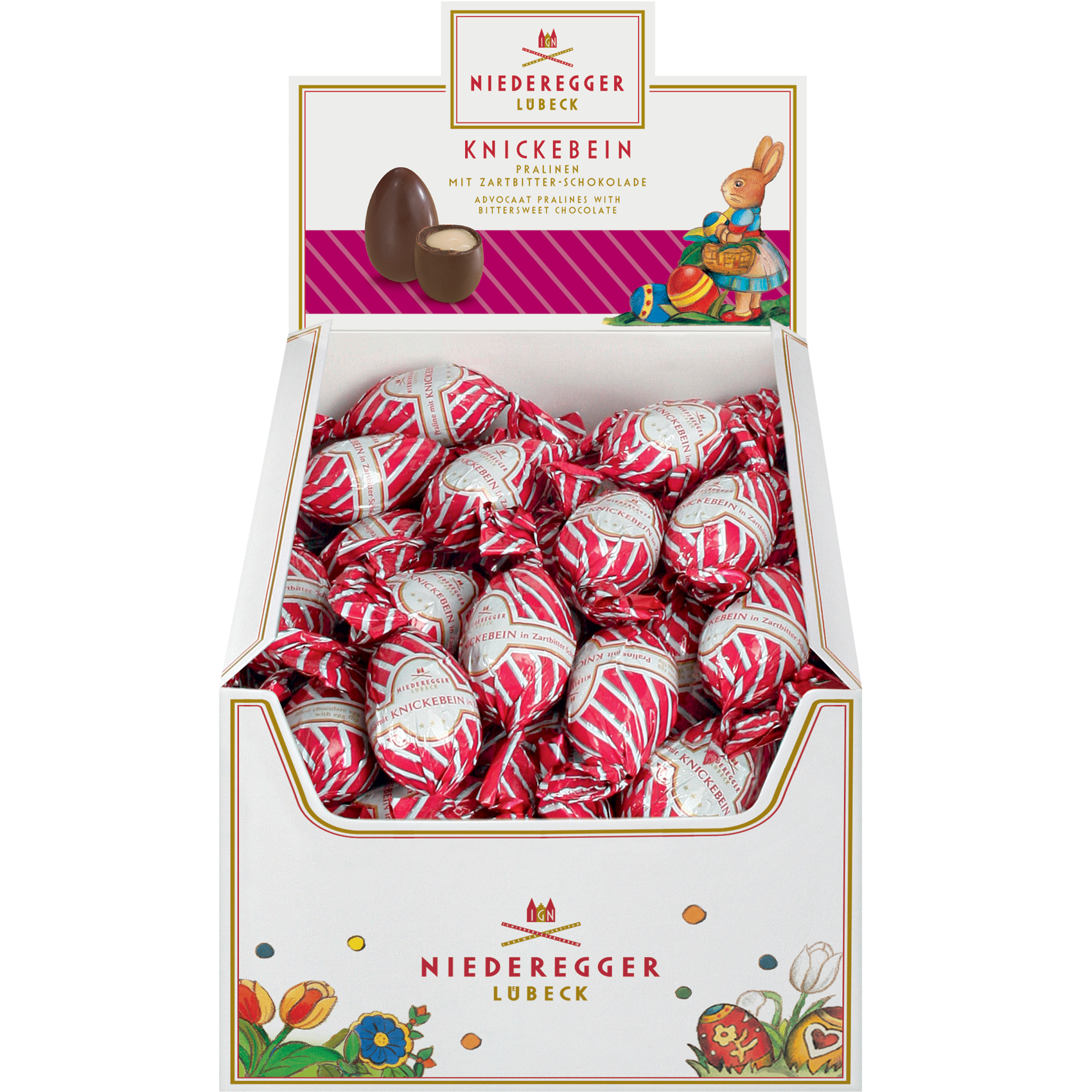 Niederegger Knickebein-Himbeer-Eier 75x17g