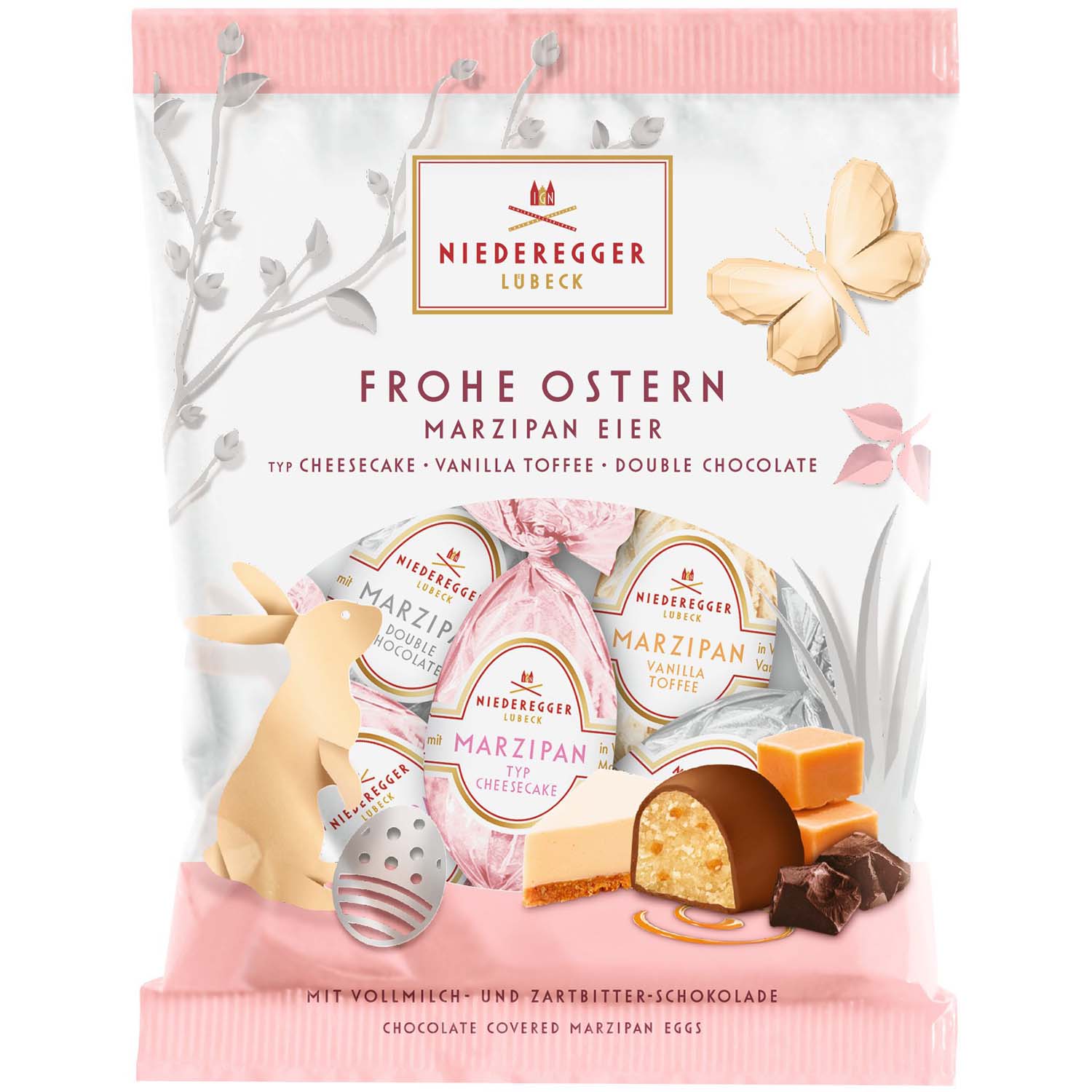 Niederegger Marzipan-Eier-Variationen 'Frohe Ostern' Edition 85g