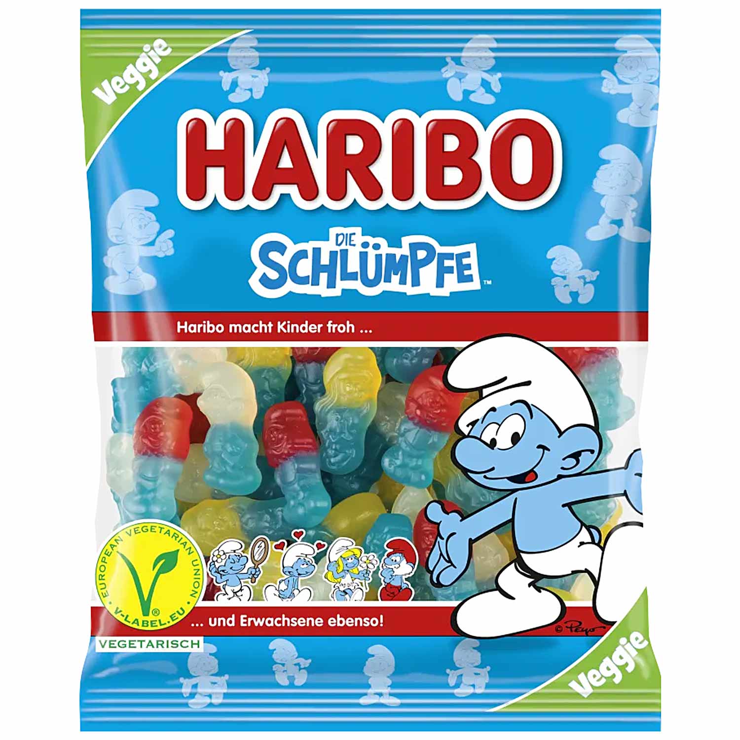 Haribo Die Schlümpfe klein veggie 175g
