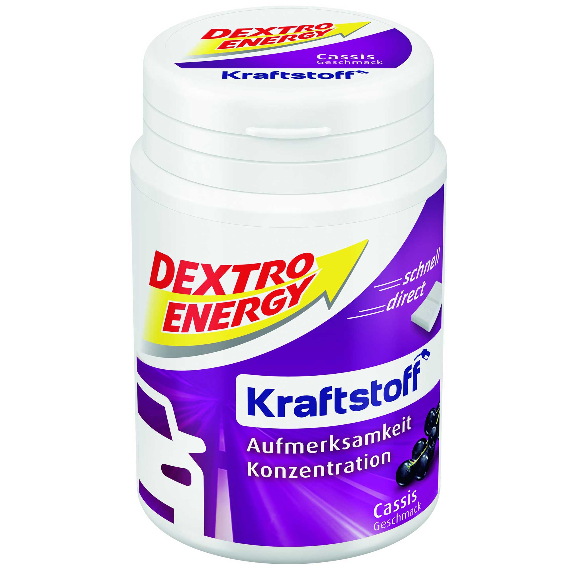Dextro Energy Kraftstoff Cassis 68g