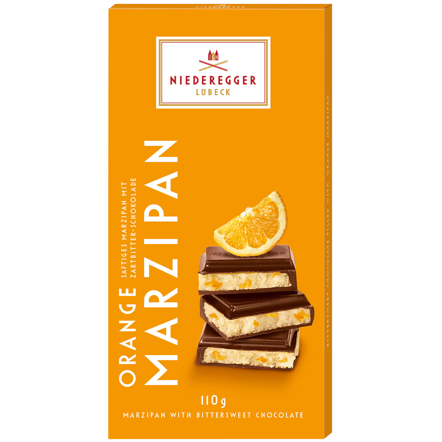 Niederegger Marzipan Tafel Orange 110g