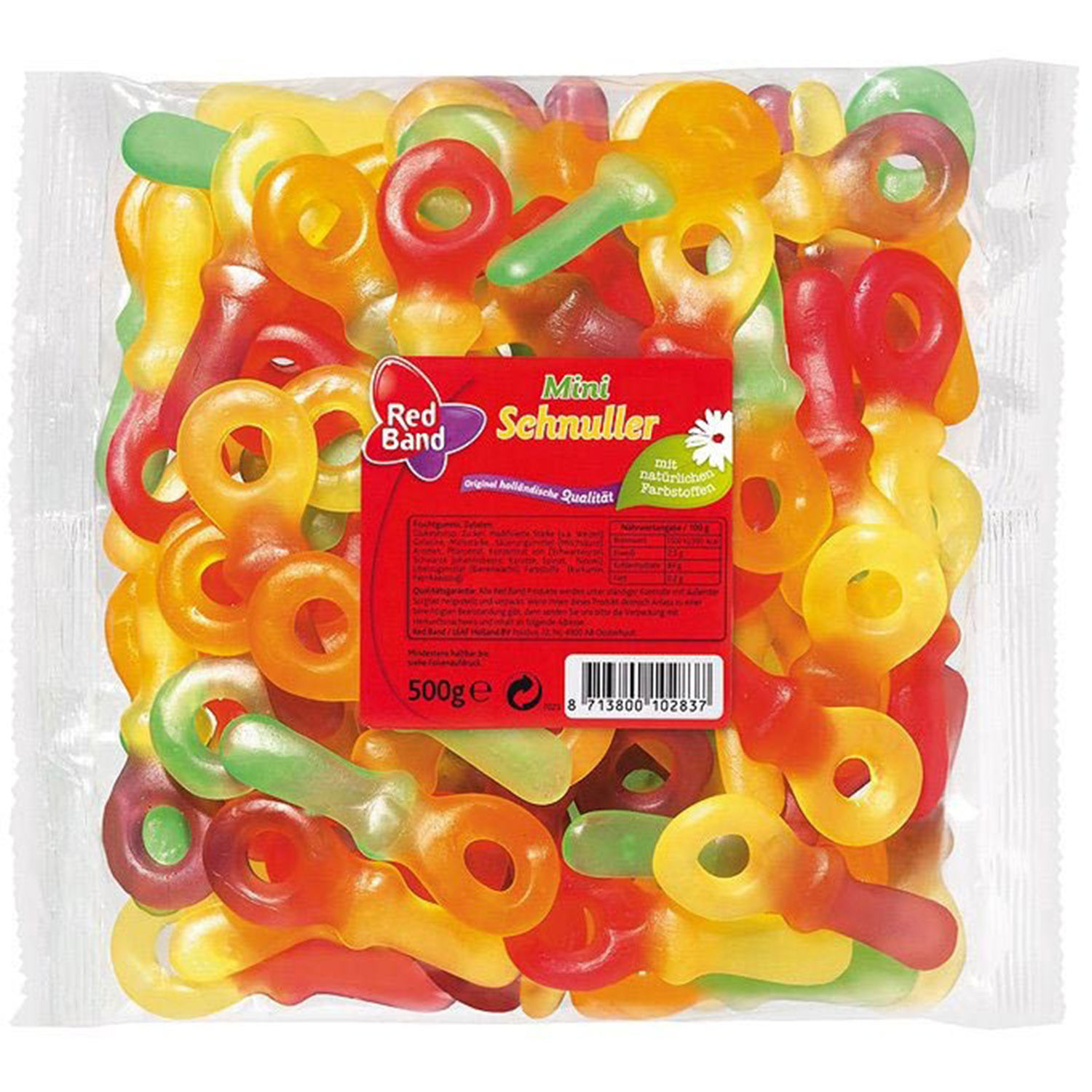 Red Band Fruchtgummi Schnuller Minis 500g